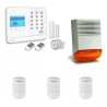 Sistema de Alarma WiFi con 4 Zonas y Sirena Interior/Exterior de Alta Potencia