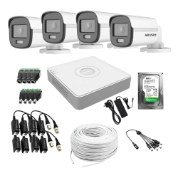 kit de camaras para Vigilancia de día y de noche como si fuera pleno día