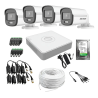 kit de camaras para Vigilancia de día y de noche como si fuera pleno día