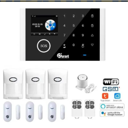 Kit de Alarma Inalámbrica WiFi/GSM con Central Inteligente